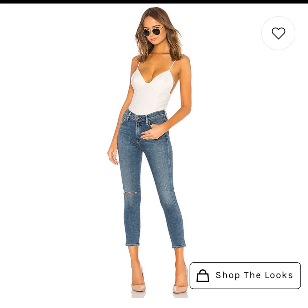 Superdown White Bodysuit - image 5